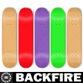 Backfire 7 ply canadian pro maple wood custom skate board decks Manufacturer